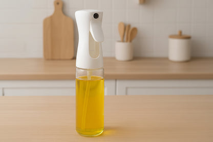 Plastic Oil Spray Bottle - Versatile Kitchen Gadgets (250 Ml Approx  With White Box)