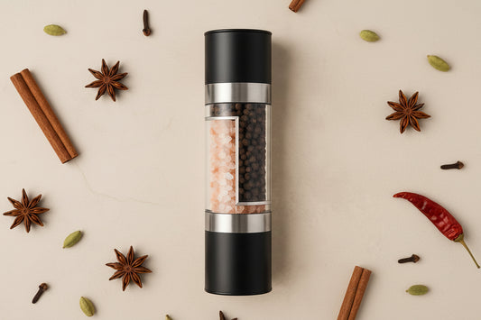 2-in-1 Stainless Steel Salt And Pepper Grinder
